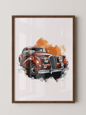 Klassischer Oldtimer Retro Look