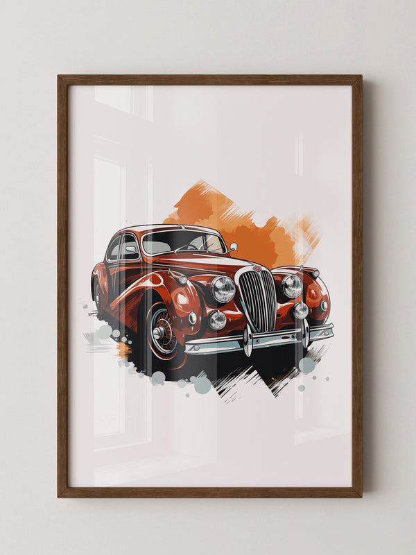Klassischer Oldtimer Retro Look