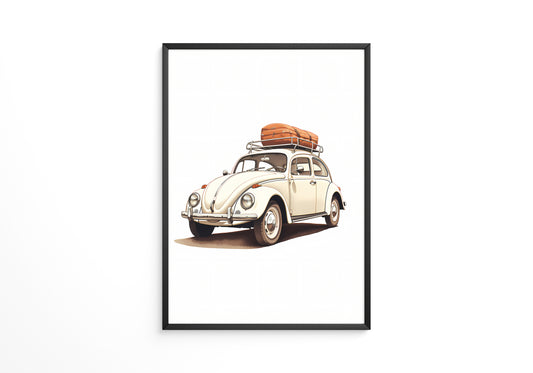 Käfer Reisegepäck Illustration