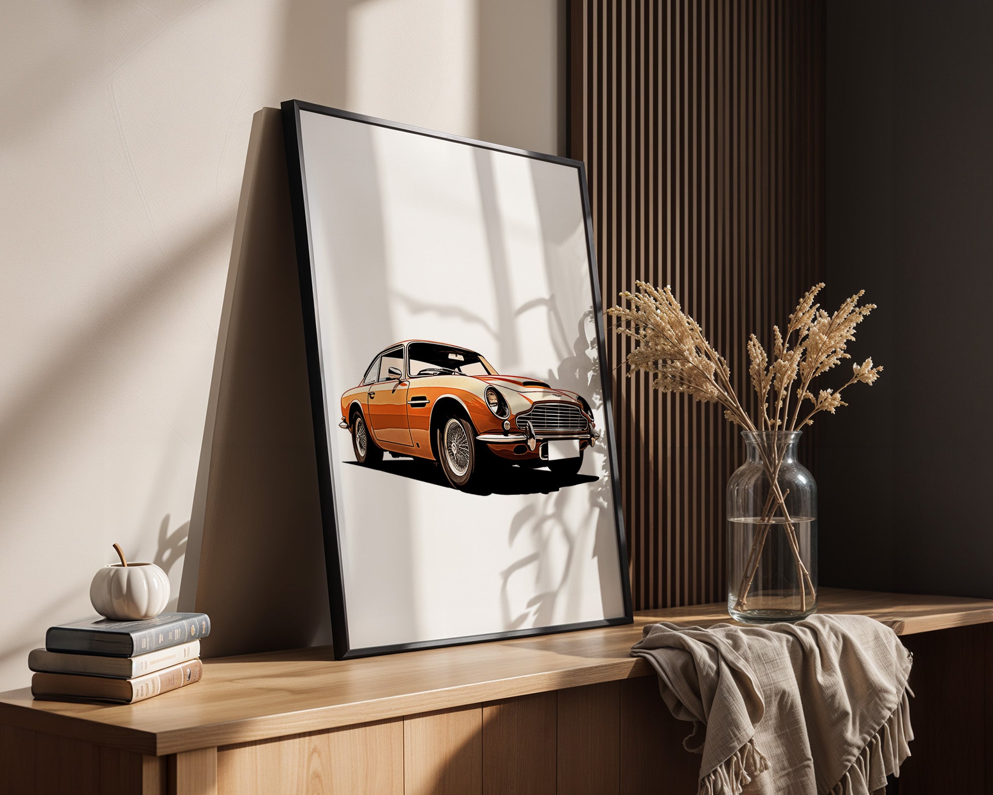 Oldtimer Frontansicht Orange