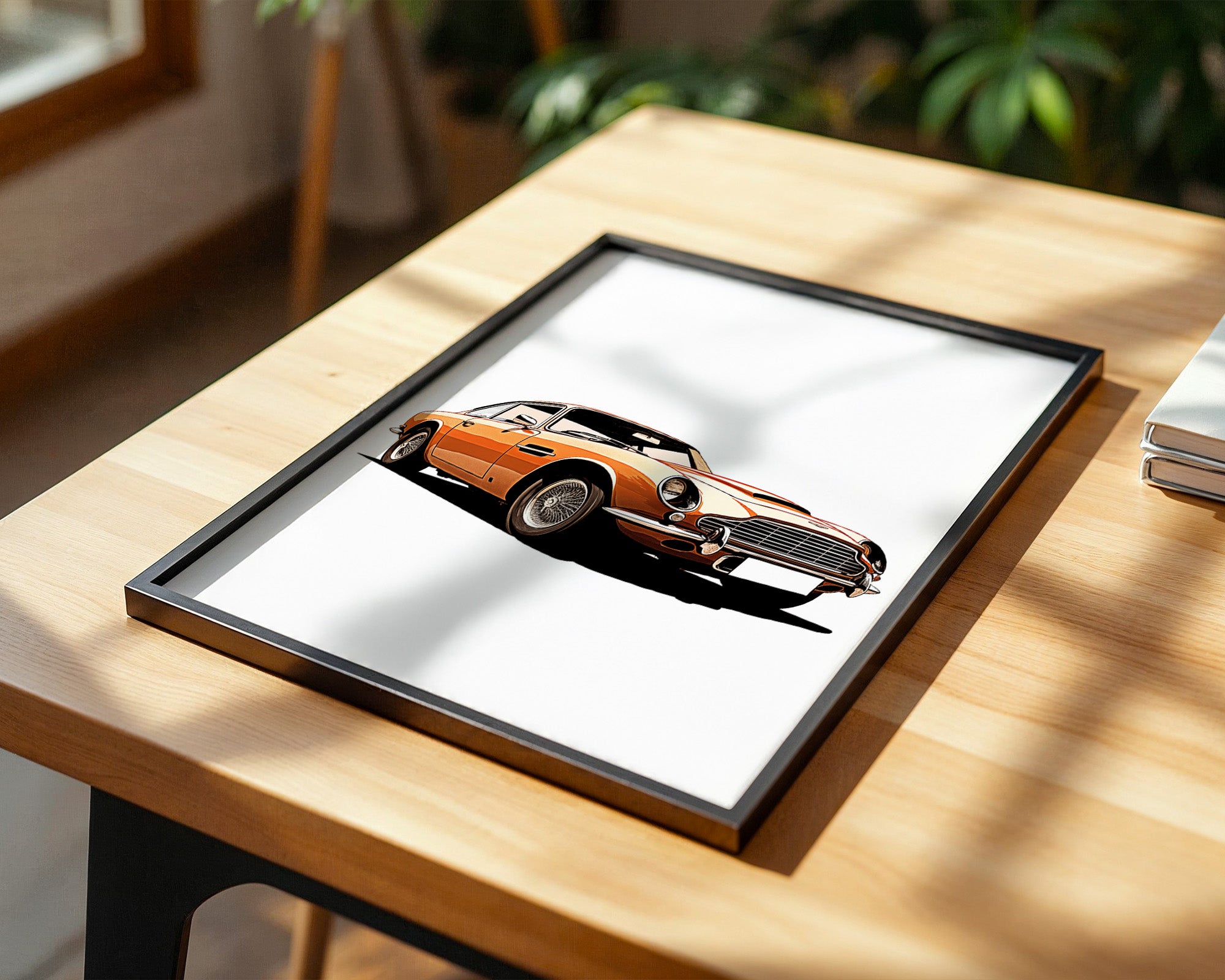 Oldtimer Frontansicht Orange