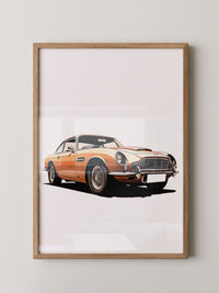 Oldtimer Frontansicht Orange