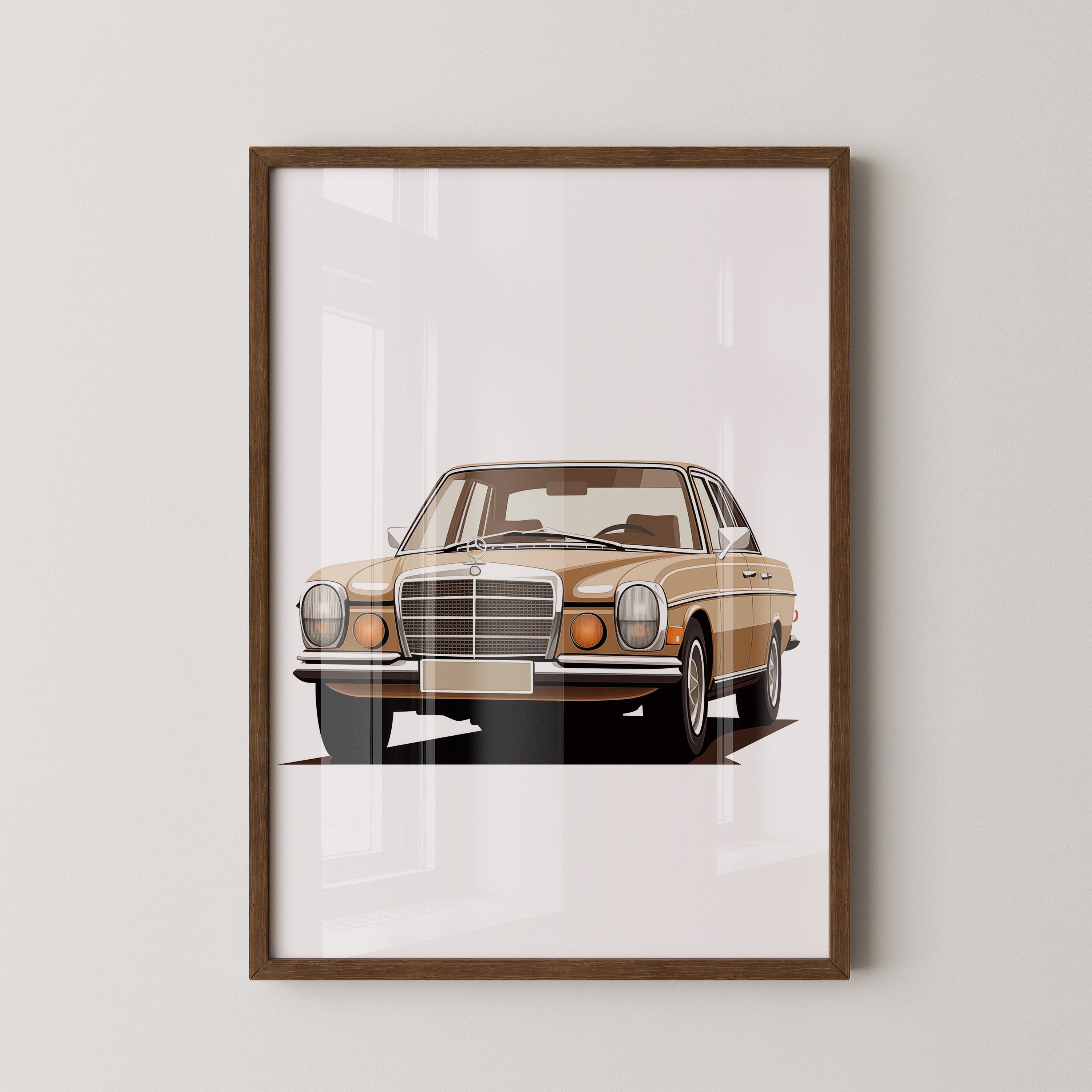 Klassischer Oldtimer Braun