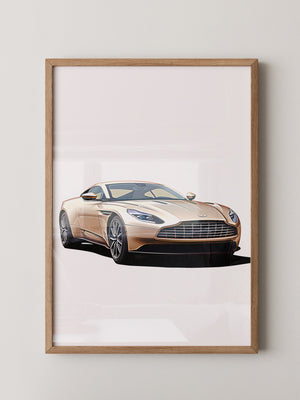Luxusauto Zeichnung elegant