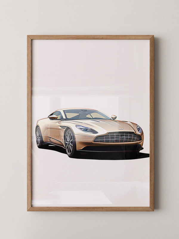 Luxusauto Zeichnung elegant