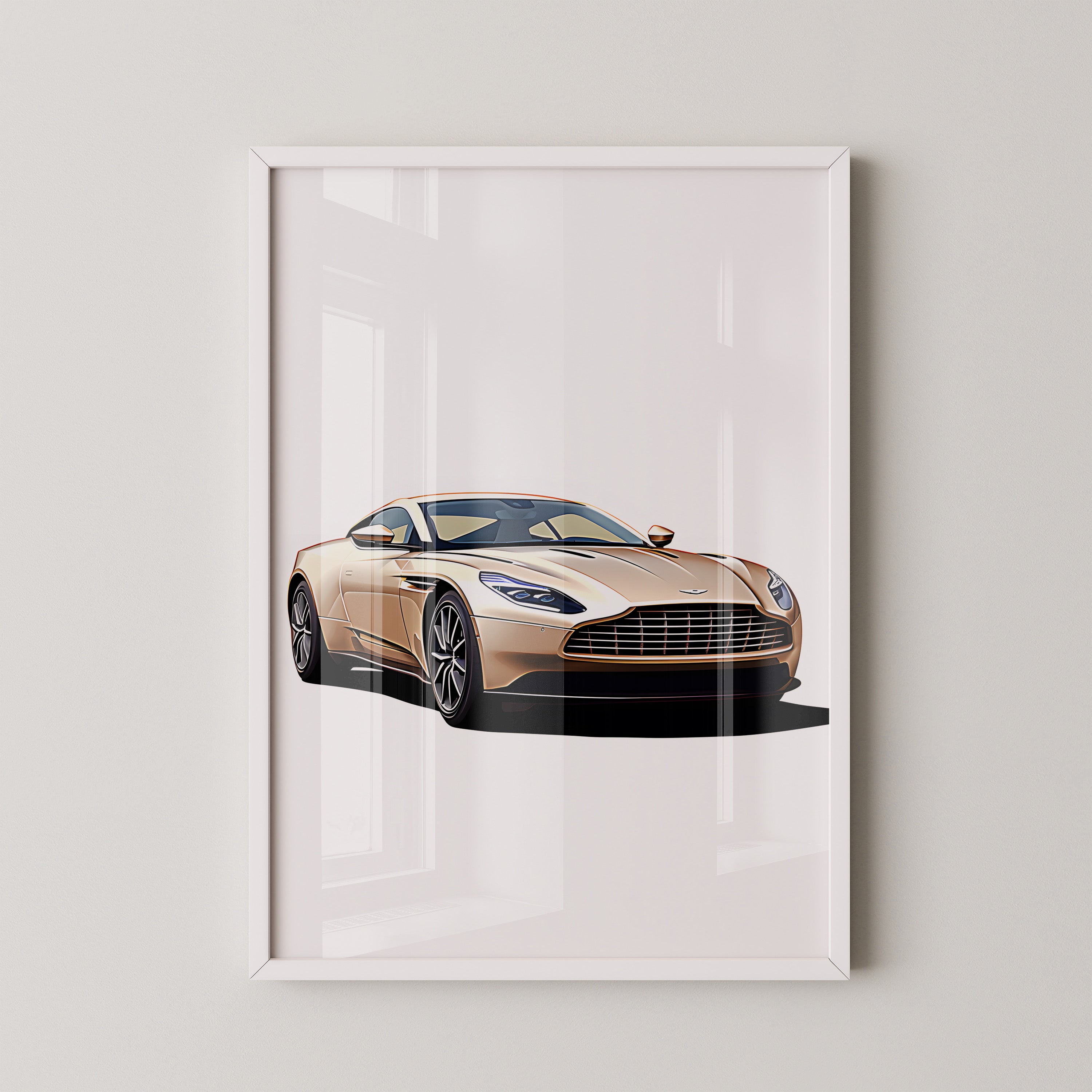 Luxusauto Zeichnung elegant