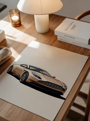 Luxusauto Zeichnung elegant
