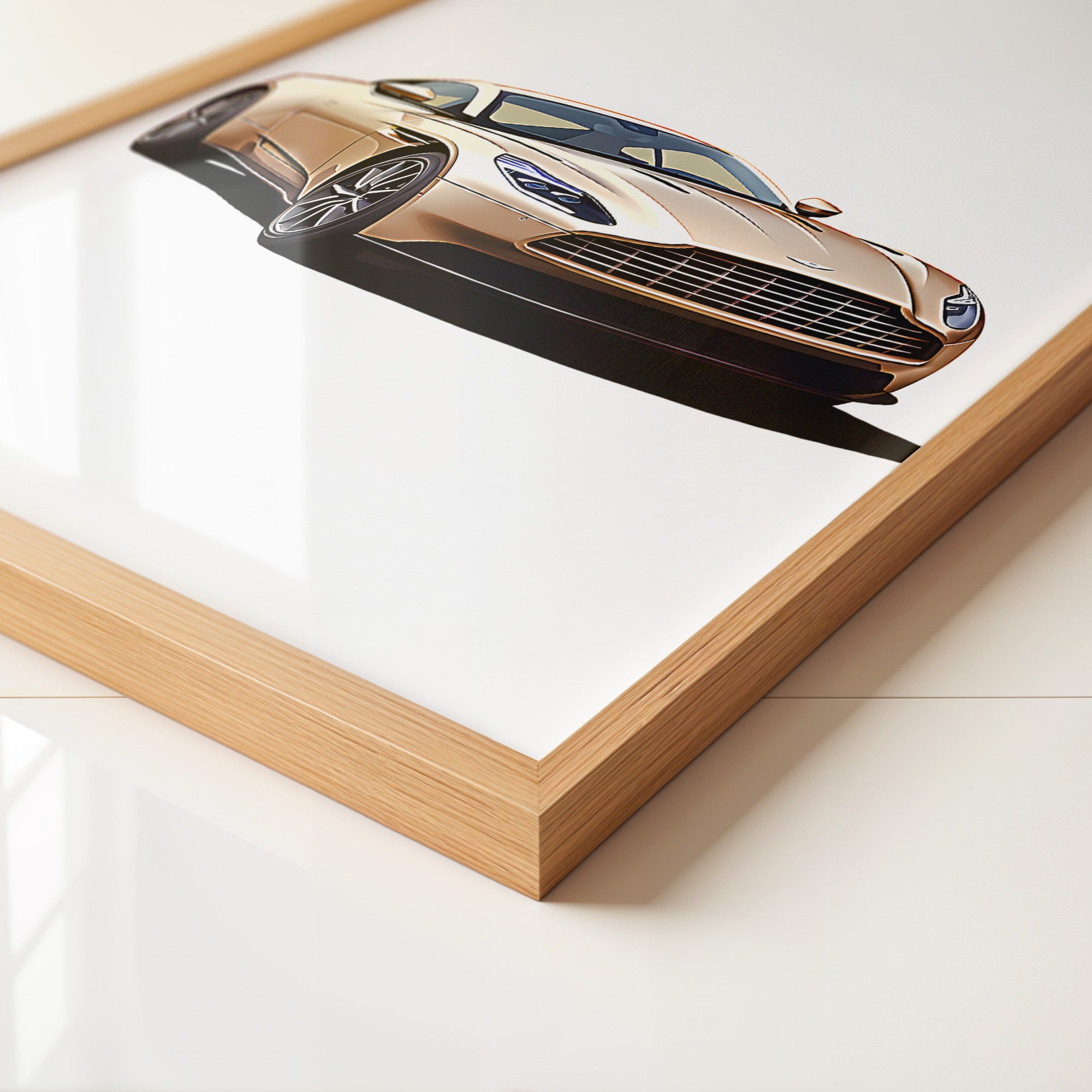 Luxusauto Zeichnung elegant