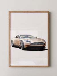 Luxusauto Zeichnung elegant