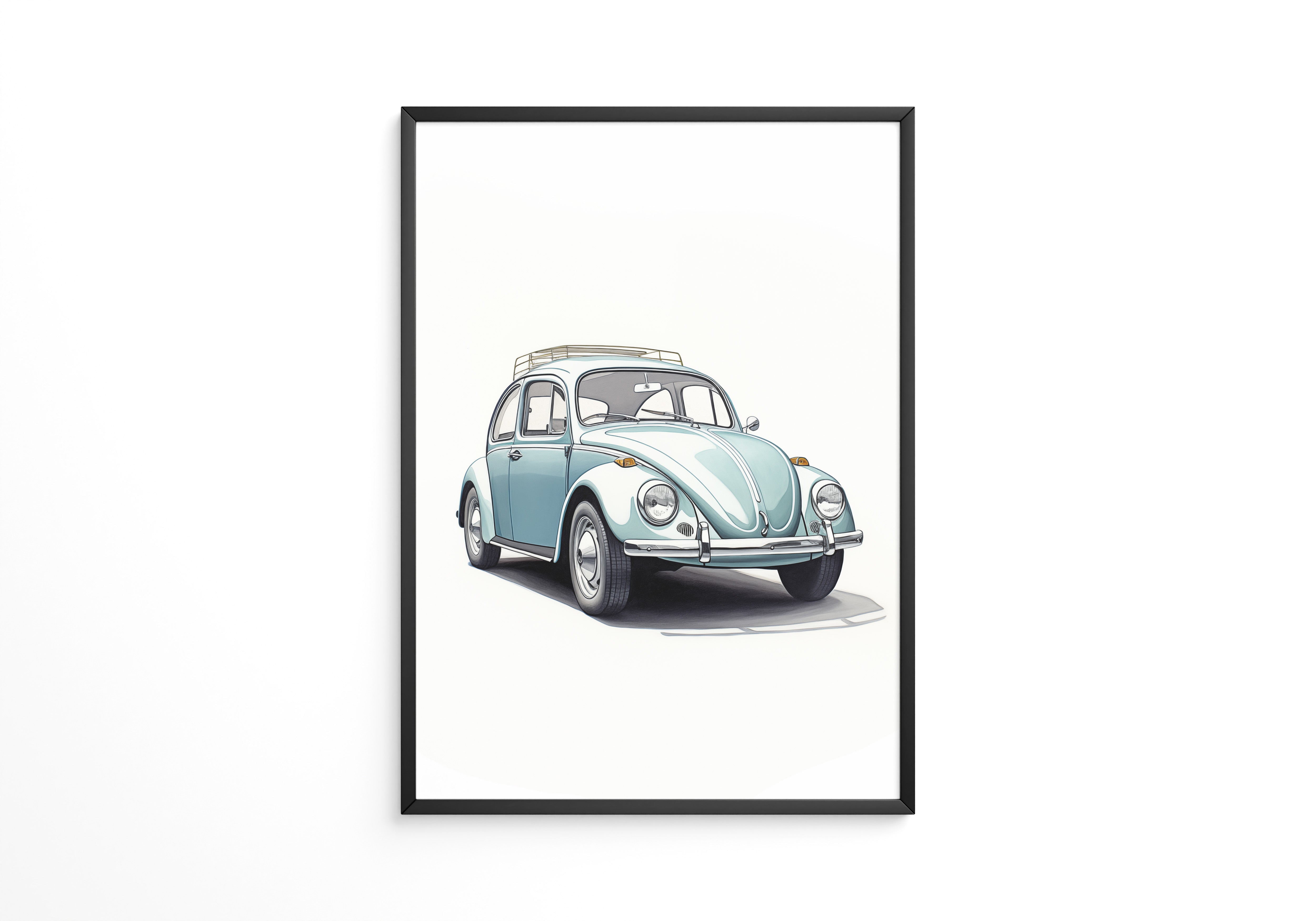 Käfer Hellblau Illustration