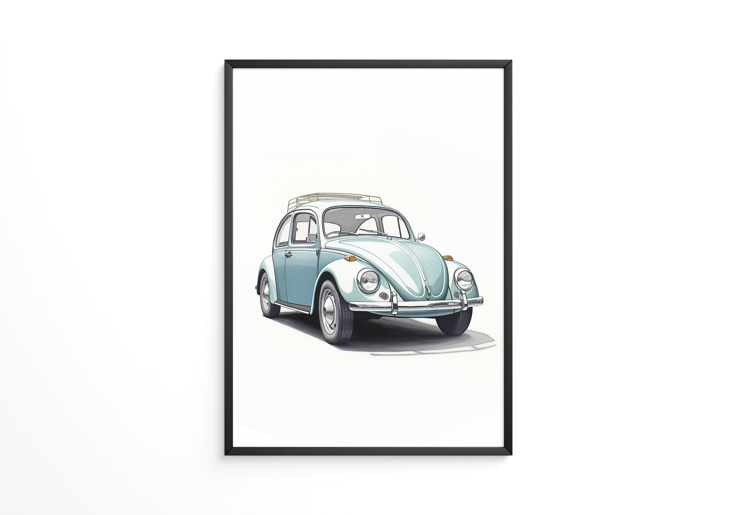 Käfer Hellblau Illustration