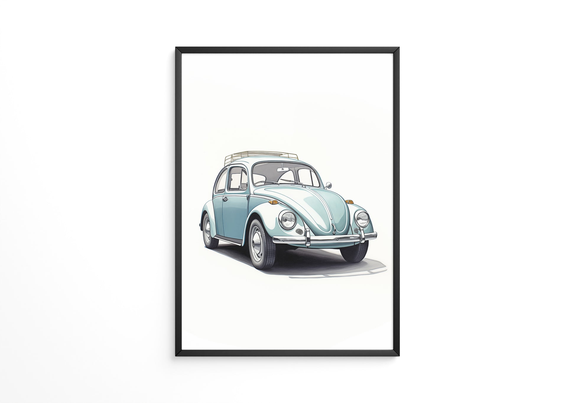 Käfer Hellblau Illustration