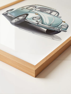 Käfer Hellblau Illustration