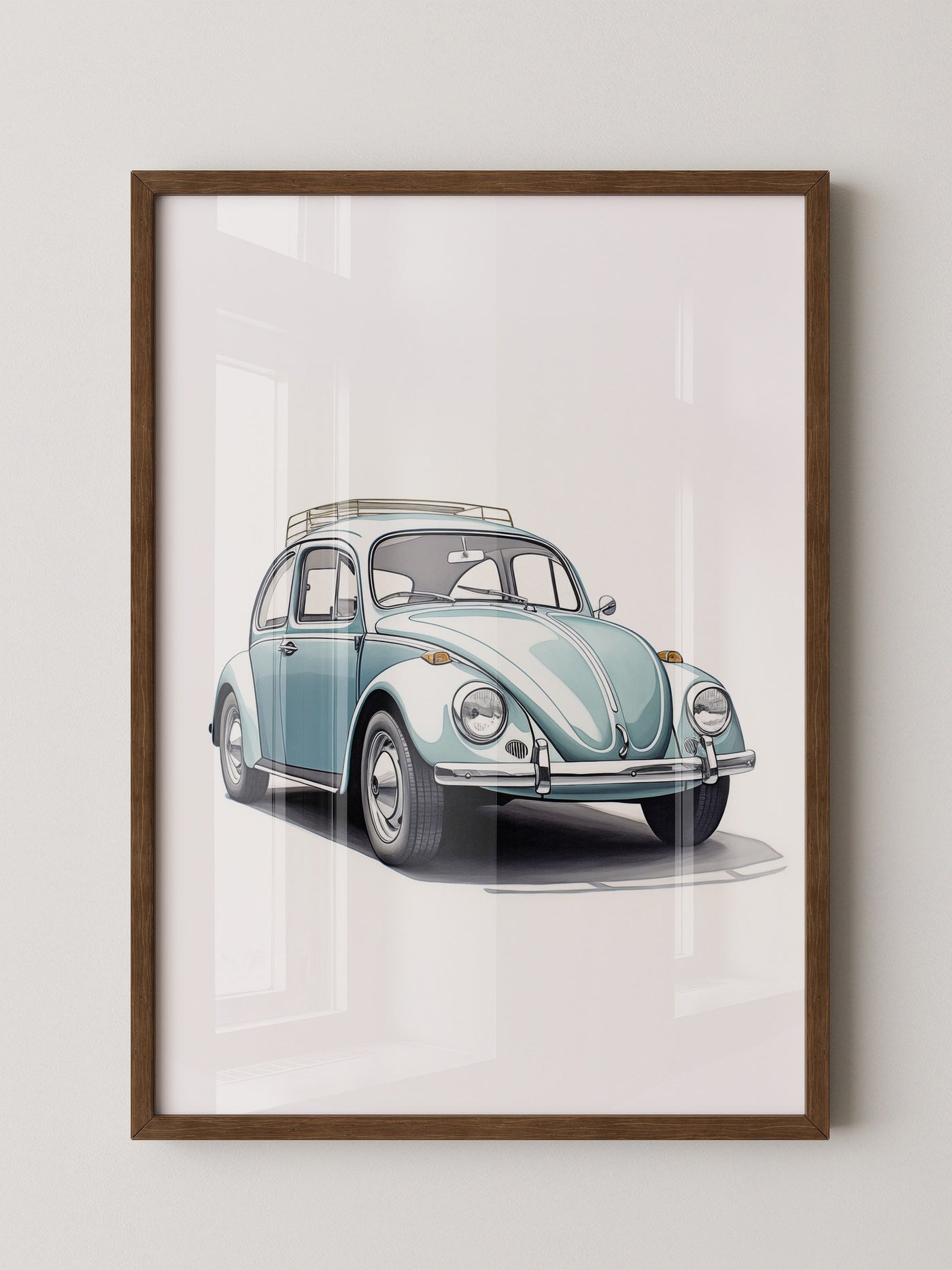 Käfer Hellblau Illustration