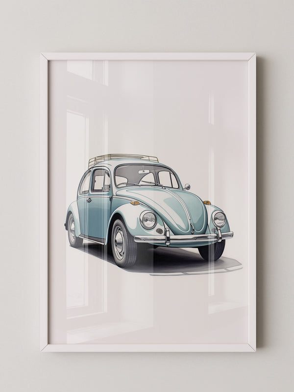 Käfer Hellblau Illustration