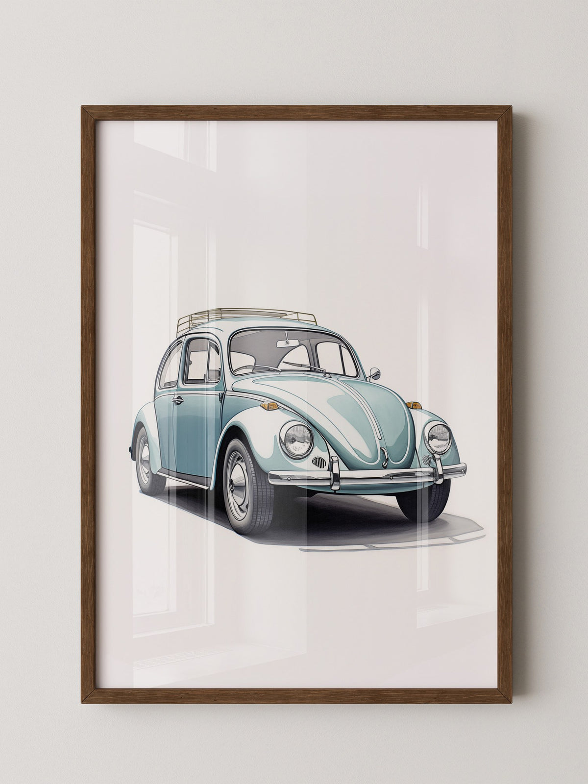 Käfer Hellblau Illustration