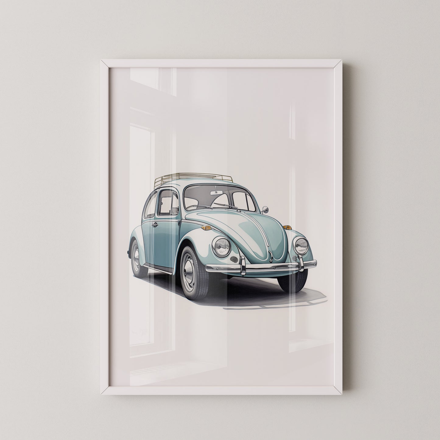 Käfer Hellblau Illustration