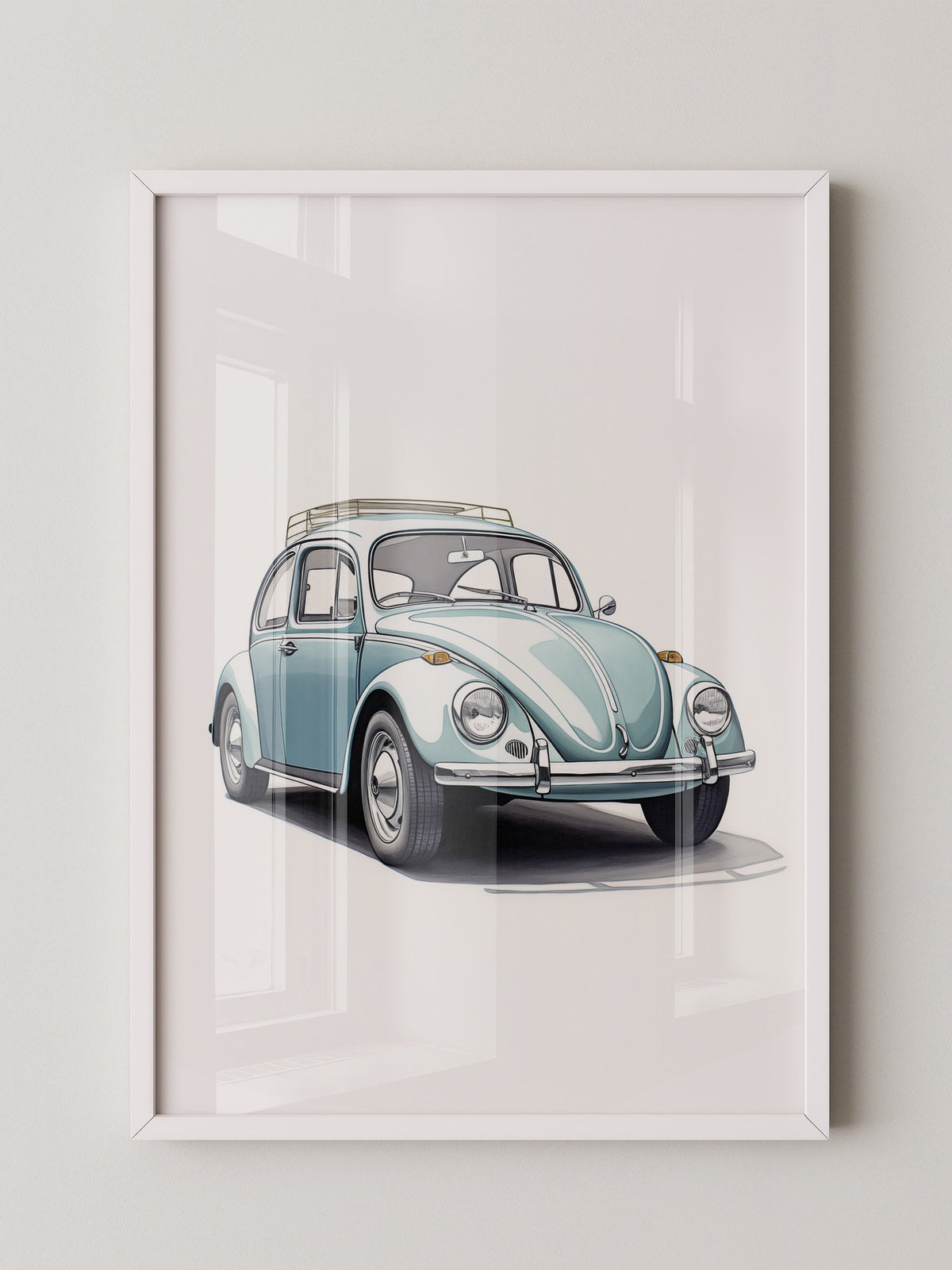 Käfer Hellblau Illustration