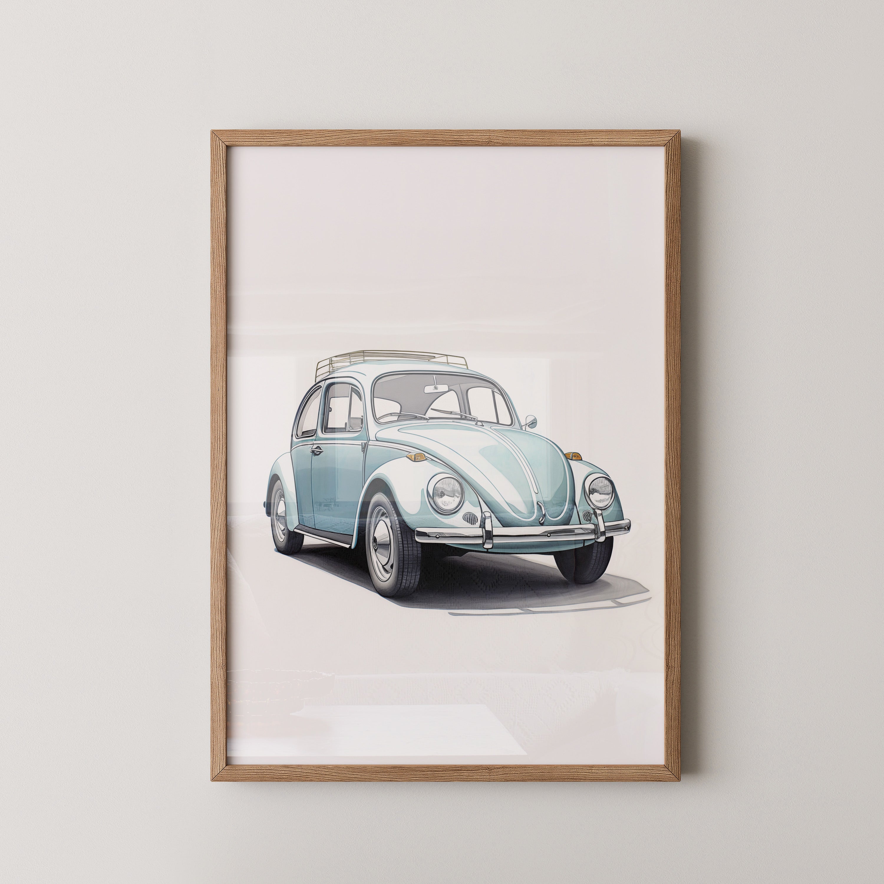 Käfer Hellblau Illustration