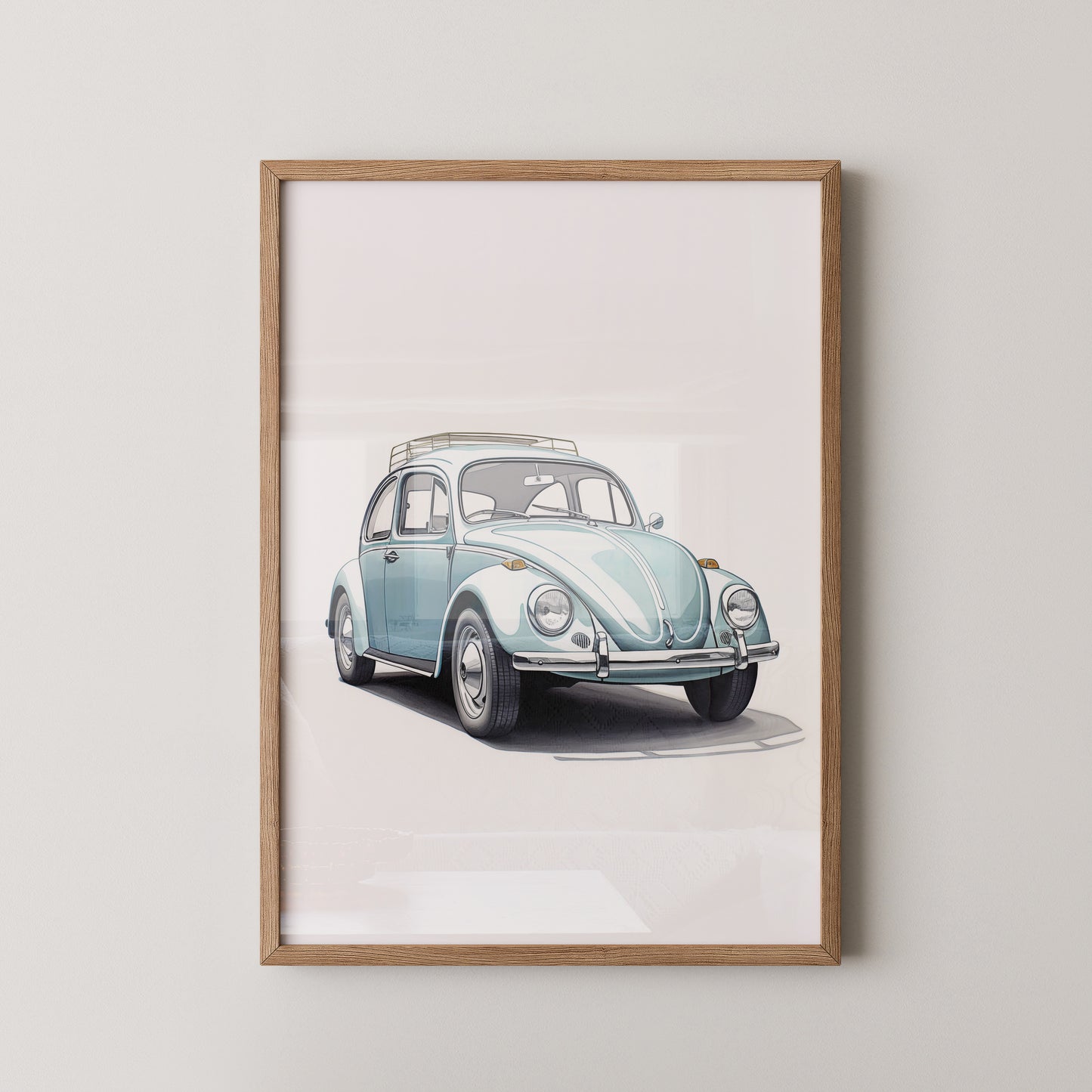 Käfer Hellblau Illustration