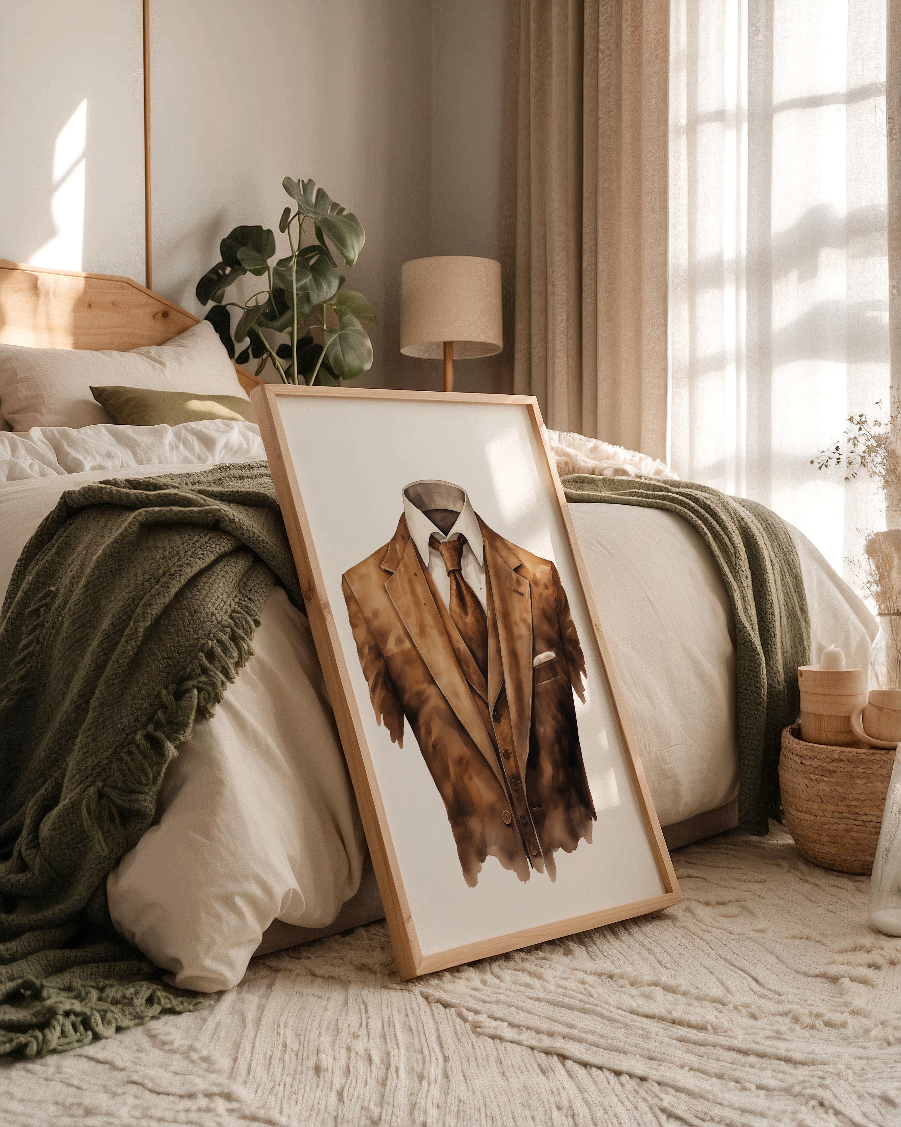 Anzug Vintage Aquarell