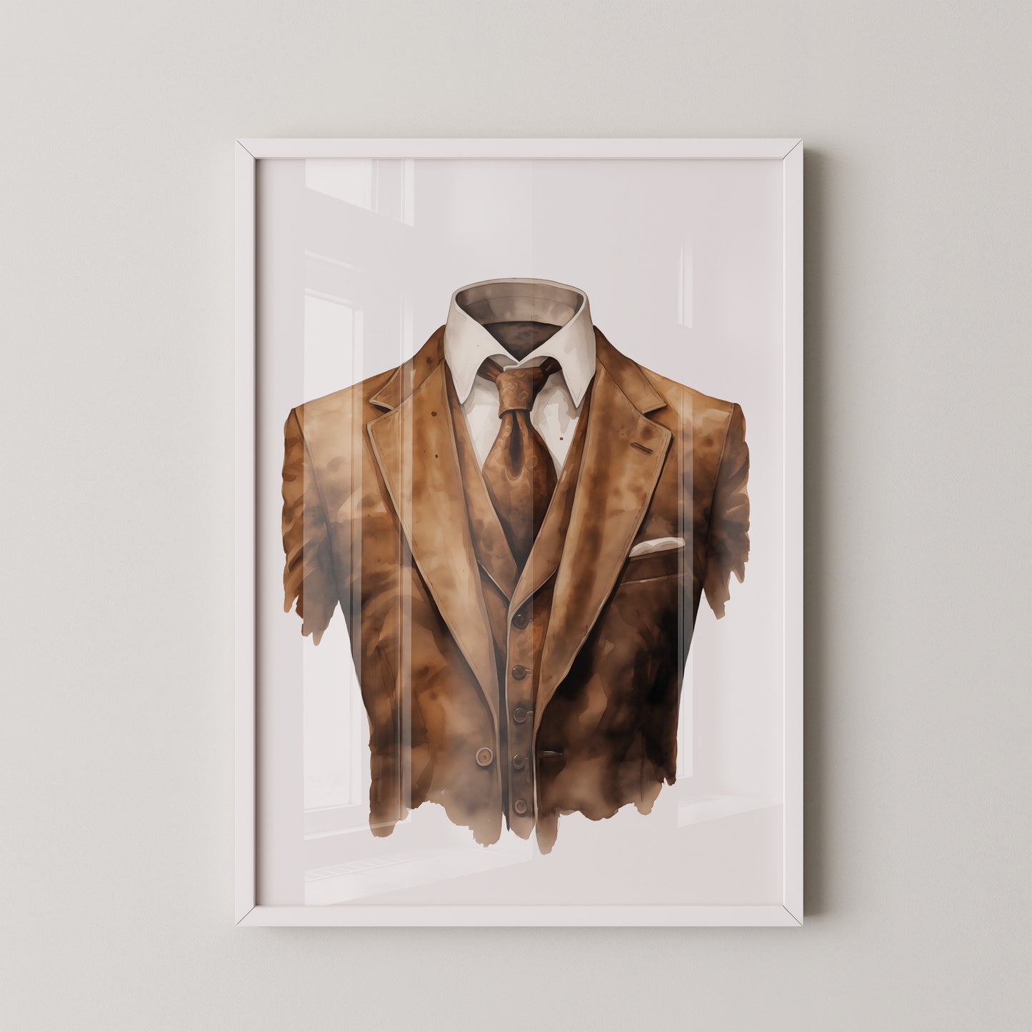 Anzug Vintage Aquarell