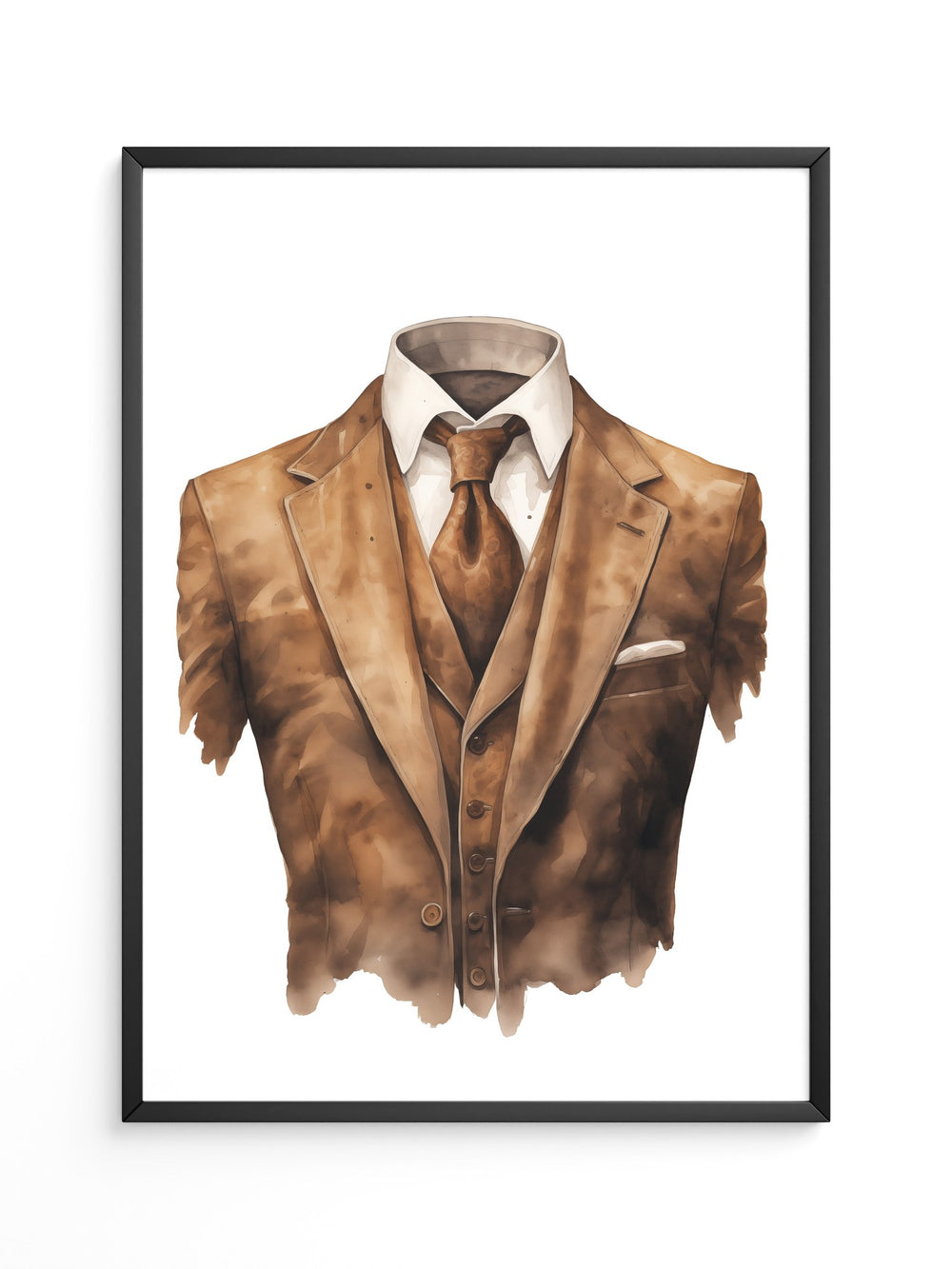 Anzug Vintage Aquarell