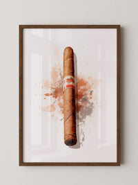 Zigarre Aquarell Explosiv