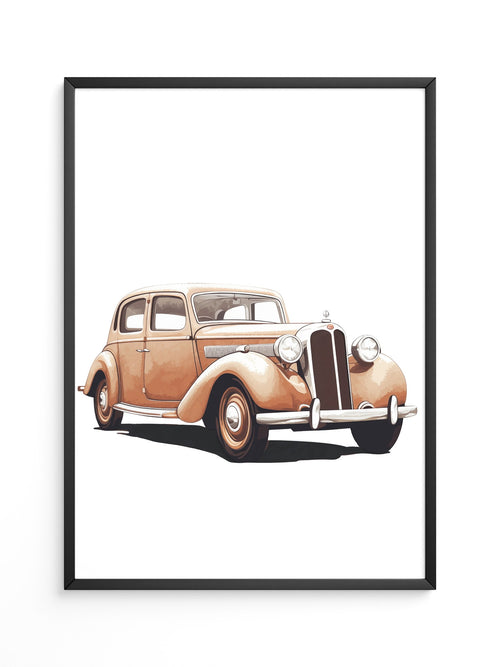 Oldtimer Beige Illustration