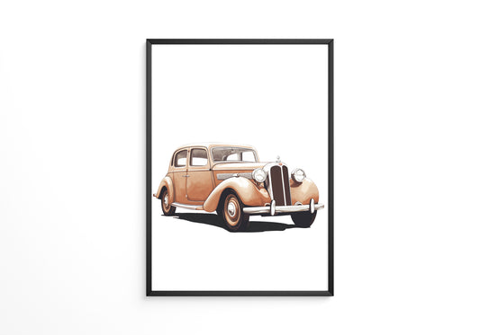 Oldtimer Beige Illustration