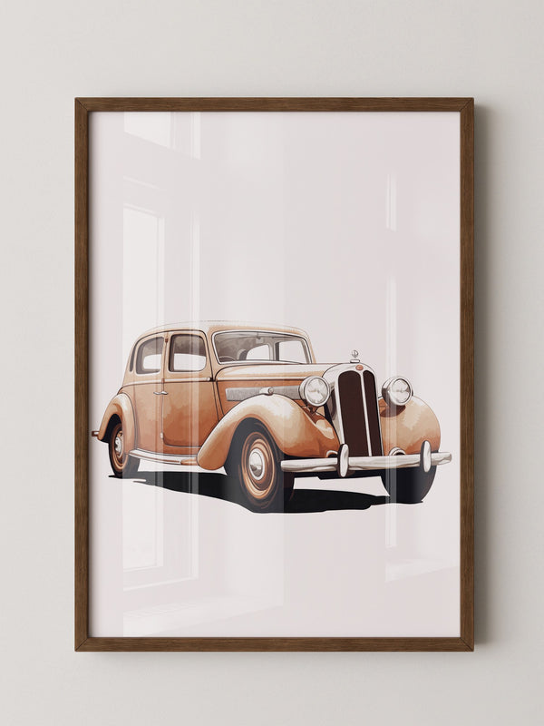 Oldtimer Beige Illustration