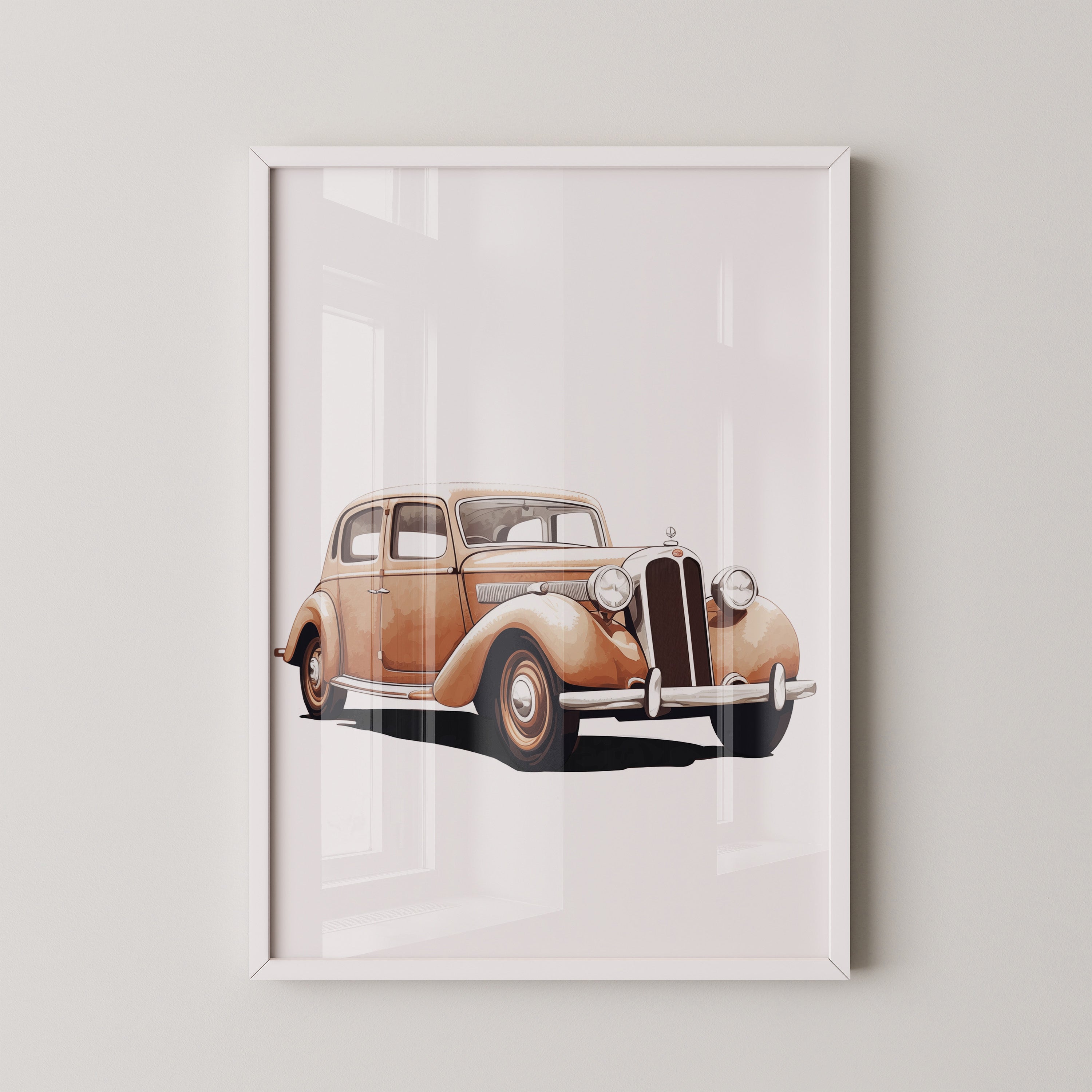 Oldtimer Beige Illustration
