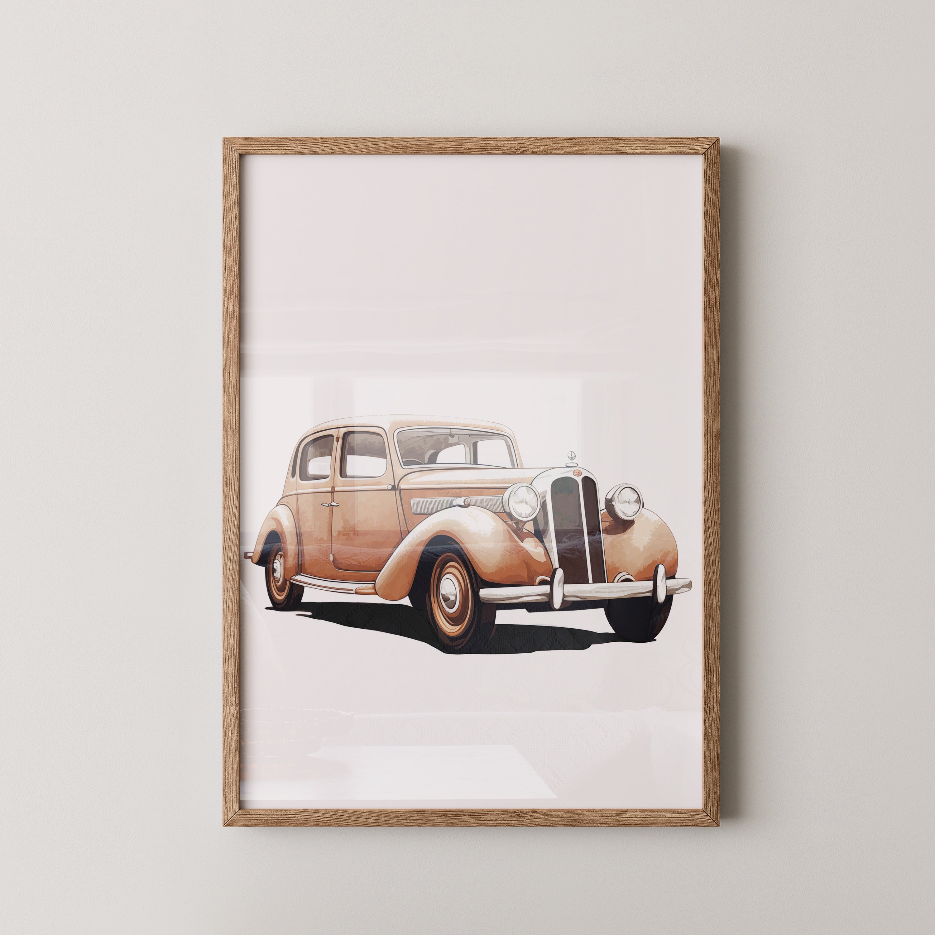 Oldtimer Beige Illustration