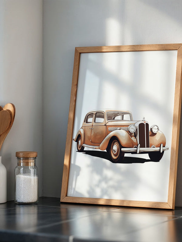 Oldtimer Beige Illustration