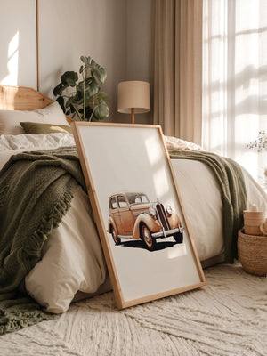 Oldtimer Beige Illustration