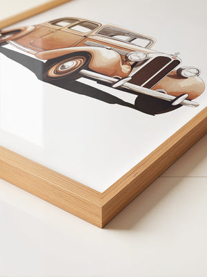 Oldtimer Beige Illustration