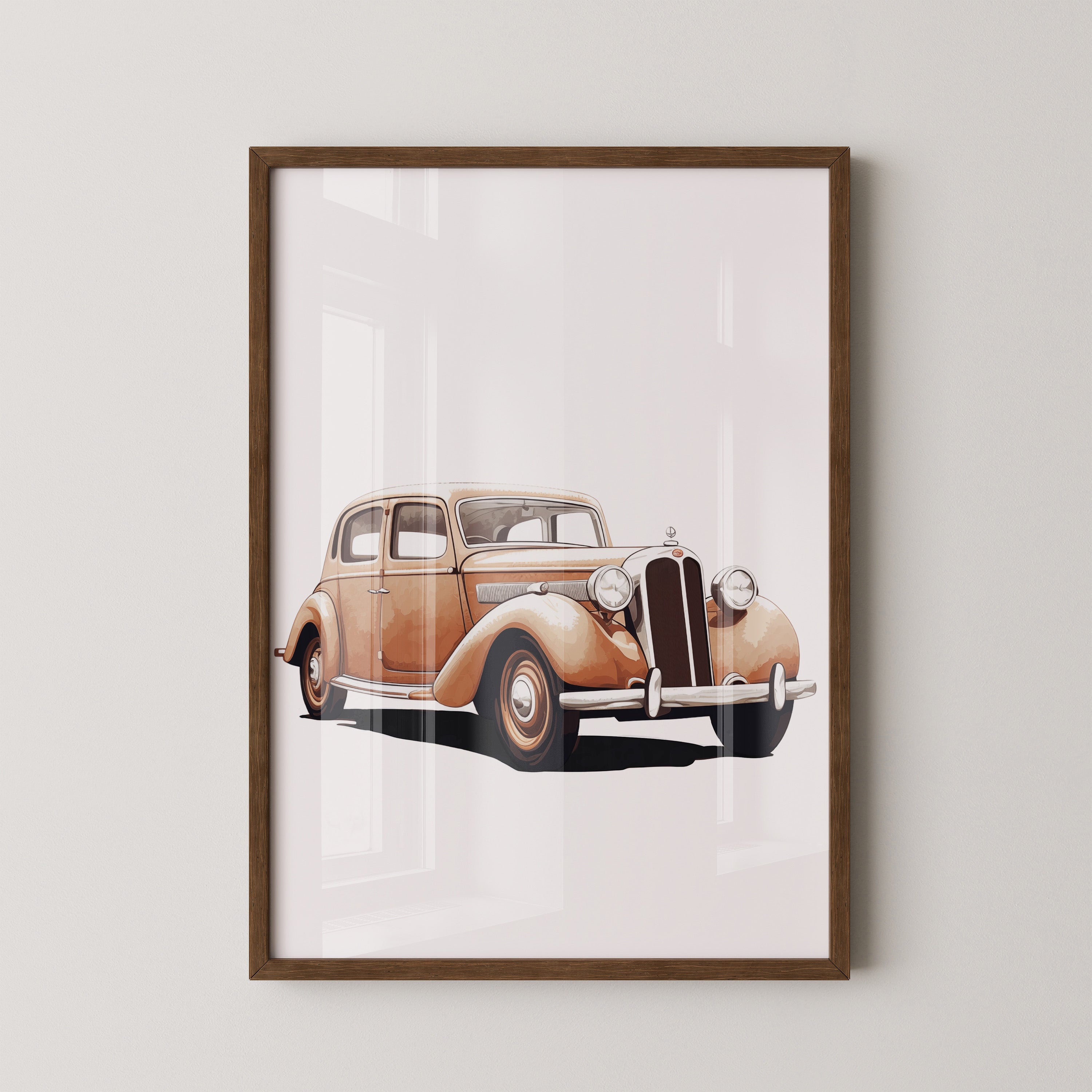 Oldtimer Beige Illustration