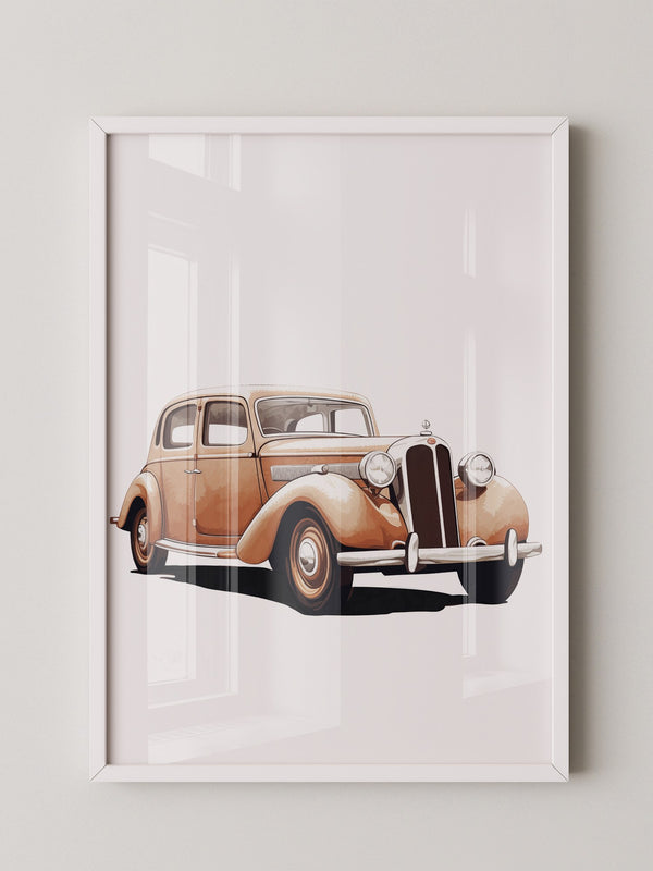 Oldtimer Beige Illustration