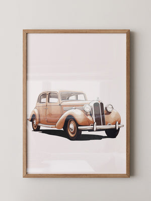Oldtimer Beige Illustration