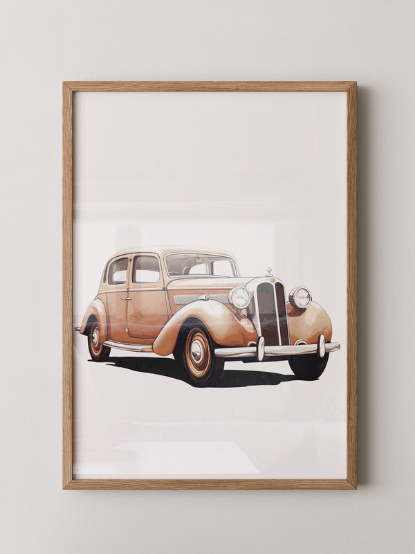 Oldtimer Beige Illustration