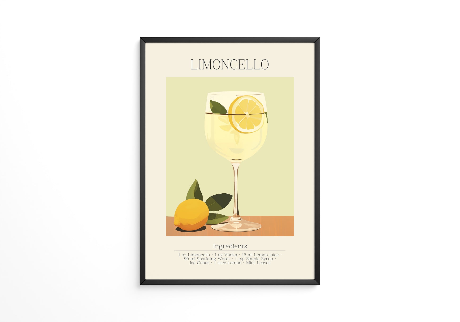 Limoncello Zitrone Pastell