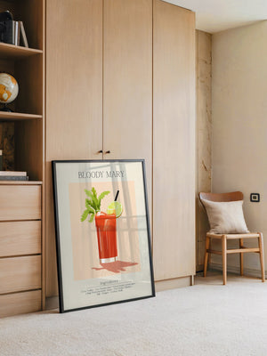 Bloody Mary Cocktail Illustration