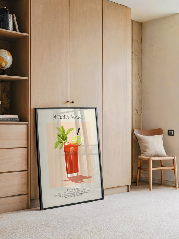 Bloody Mary Cocktail Illustration