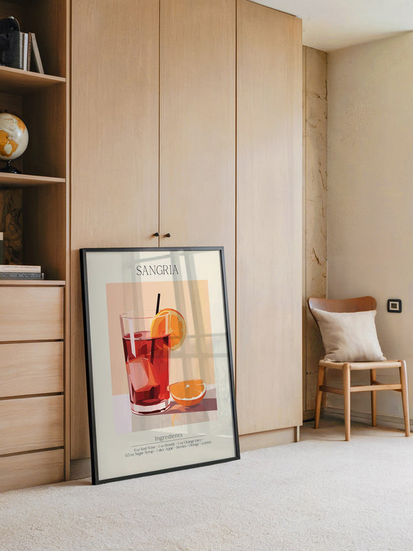 Sangria Glas pastellfarben