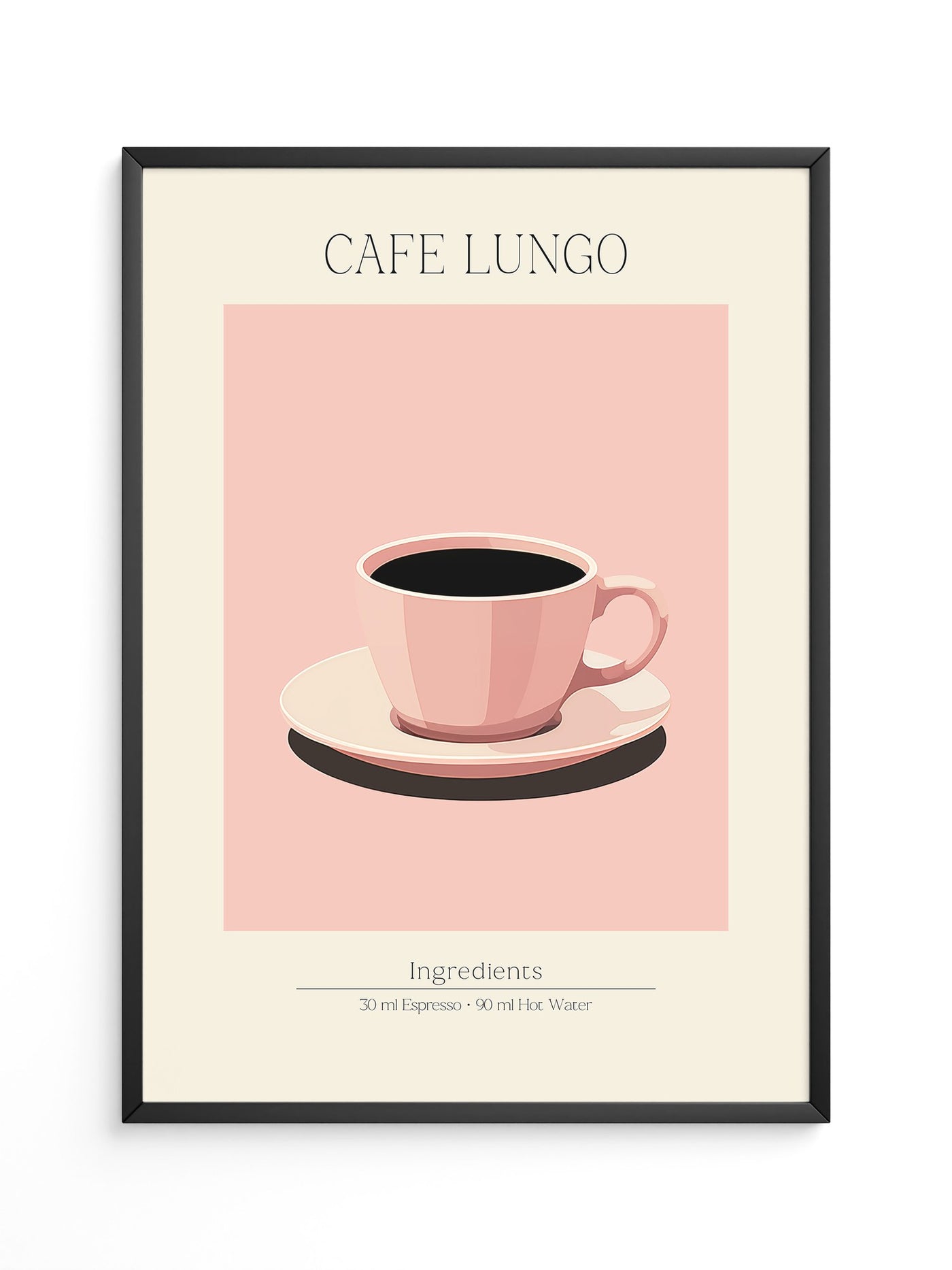 Kaffeetasse rosa minimalistisch