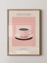 Kaffeetasse rosa minimalistisch
