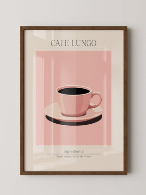 Kaffeetasse rosa minimalistisch
