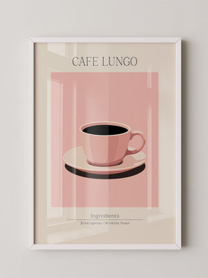 Kaffeetasse rosa minimalistisch