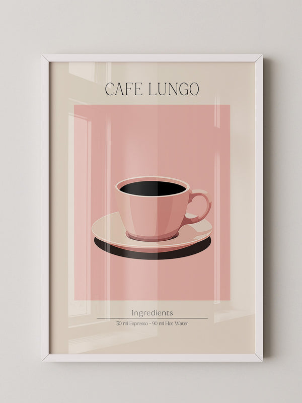 Kaffeetasse rosa minimalistisch