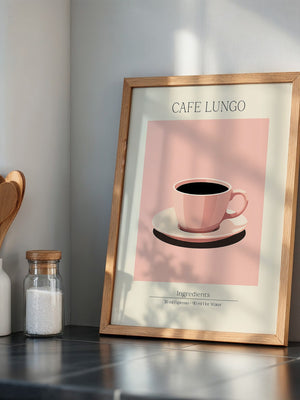 Kaffeetasse rosa minimalistisch